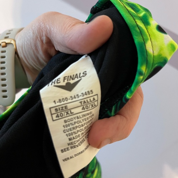 Green Swirl Women's Swimsuit - Picture 3 of 3